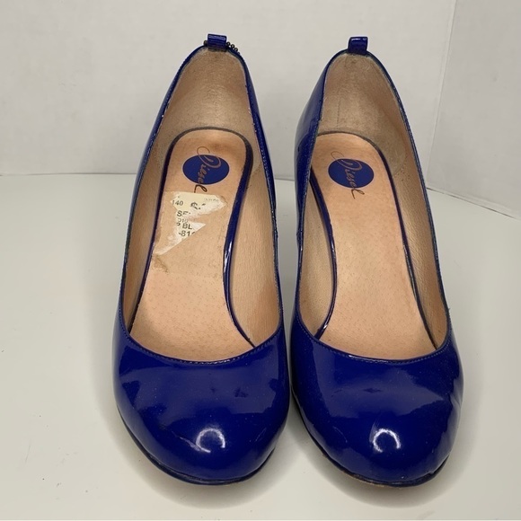 𝅺diesel‎ blue patent shoes. - Picture 3 of 8